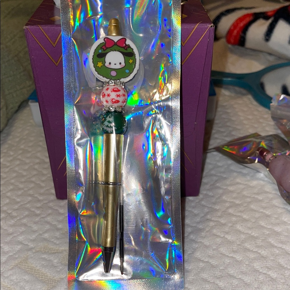 Pochacco Christmas Pen
